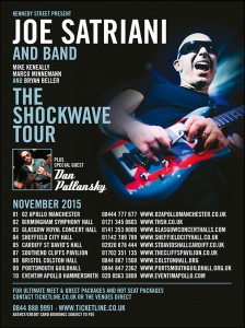 Joe Satriani UK Tour 2015
