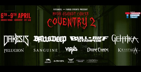 Mosh Against Cancer Coventry 2017 – Days 3 and 4