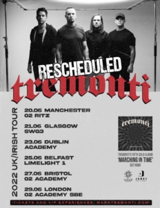 Gig Review: Tremonti – SWG3 Galvanisers, Glasgow